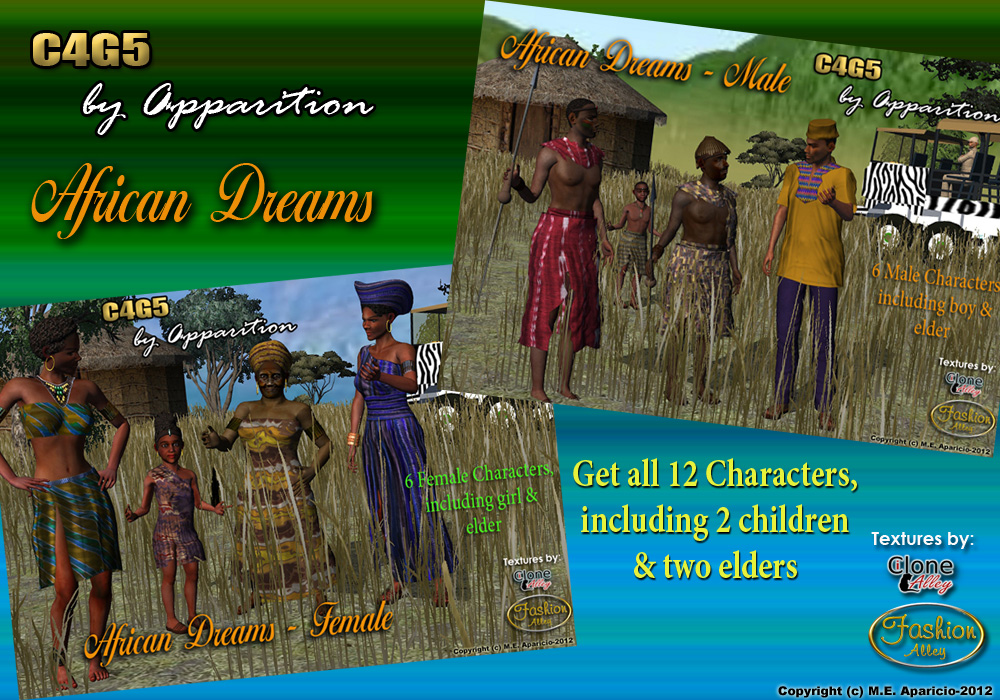 iClone Character Pack - African Dreams Combo