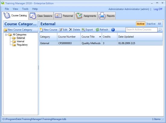 Training Manager 2018 Enterprise 1.0.1239.0 Training Manager 2018 Enterprise 1.0.1239.0