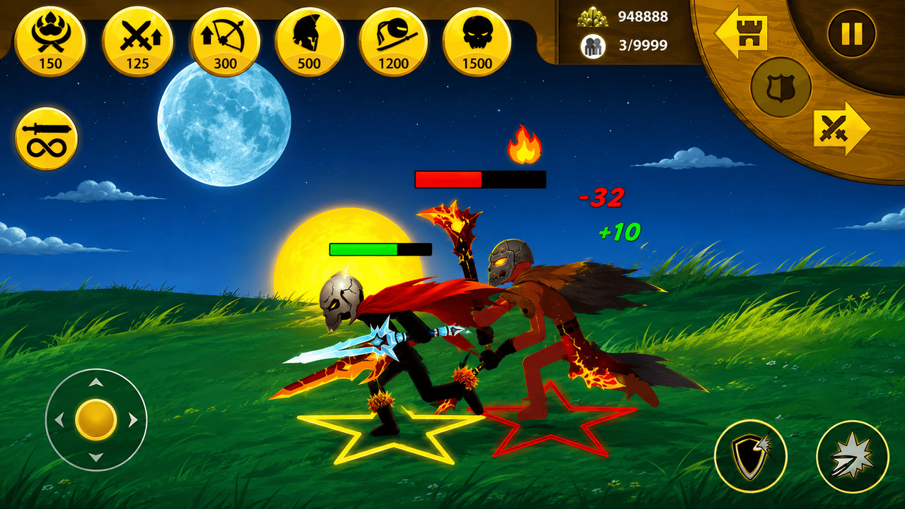 Stick War Legacy Mod APK unlimited money gameplay screenshot