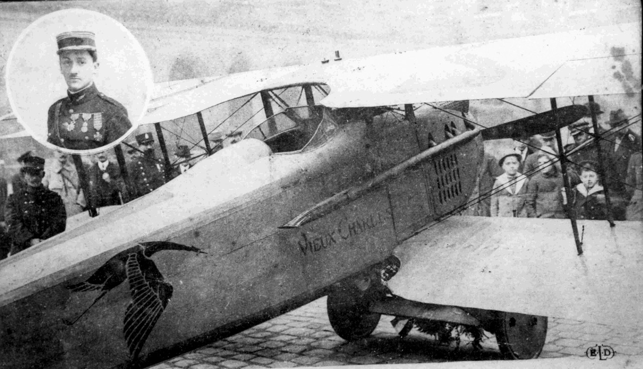 GeorgesGuynemerandhisfighterplane