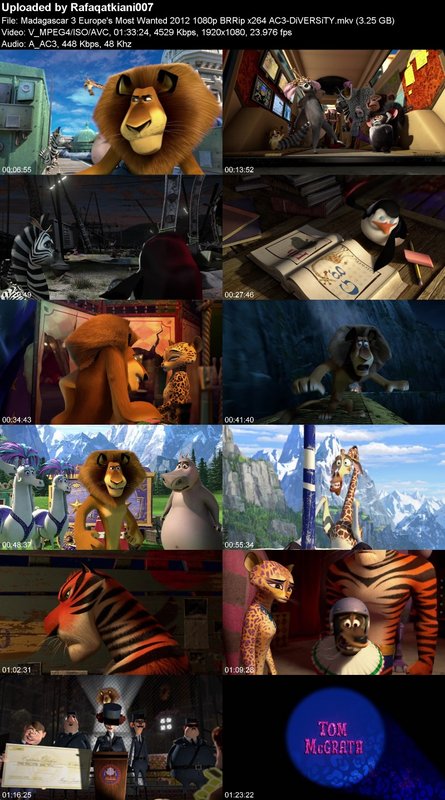 Madagascar 3 Europe's Most Wanted 2012 1080p BRRip x264 AC3-DiVERSiTY