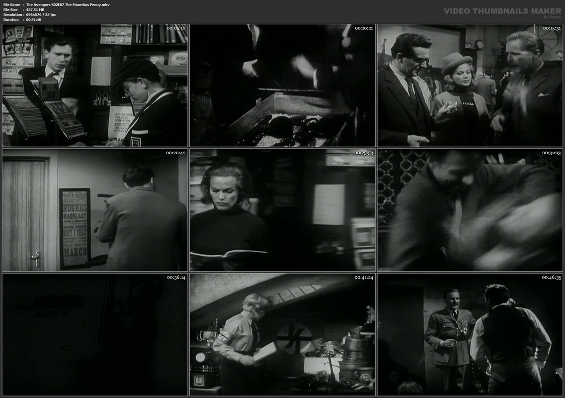 The Avengers S02E07 The Mauritius Penny.mkv