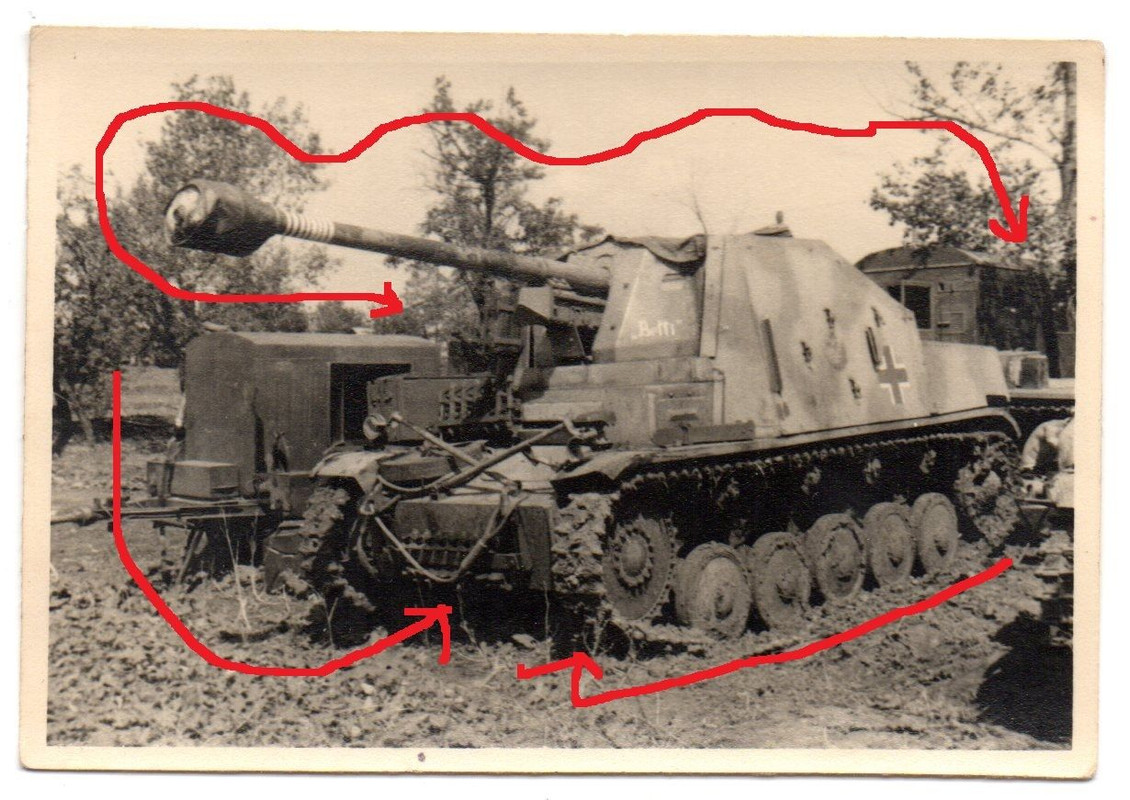 Sd.Kfz. 132 Panzerjäger Marder II Camo in Russla