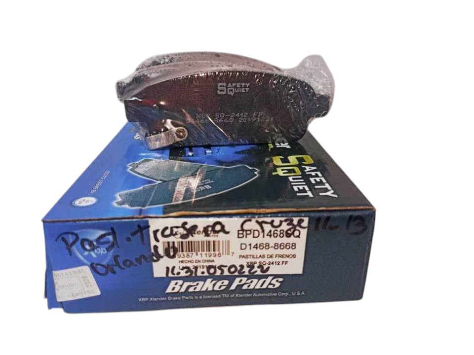 Pastillas de freno trasera cruze orlando 11 13