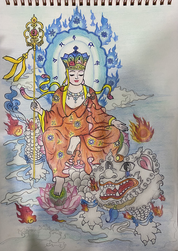 02 Ve Tranh Dia Tang Bo Tat (12)