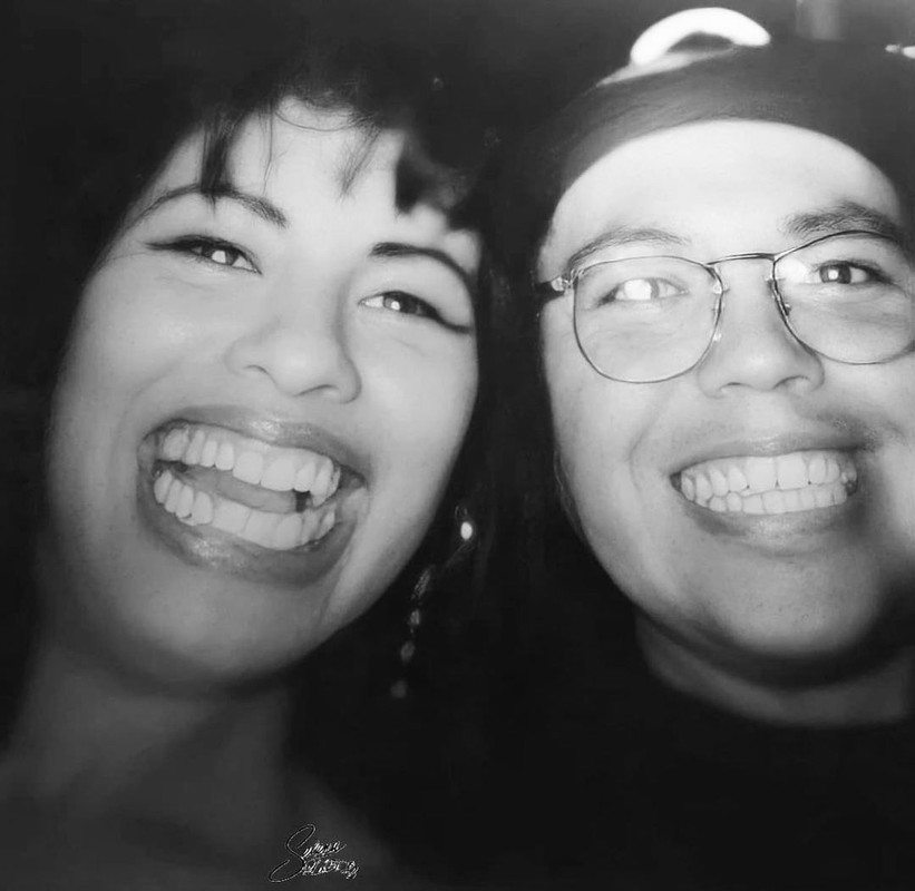 AB comparte selfie de Selena Quintanilla nunca antes vista