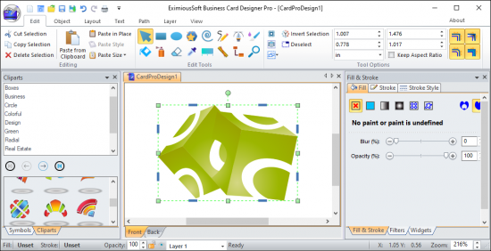 EximiousSoft Business Card Designer Pro 3.25