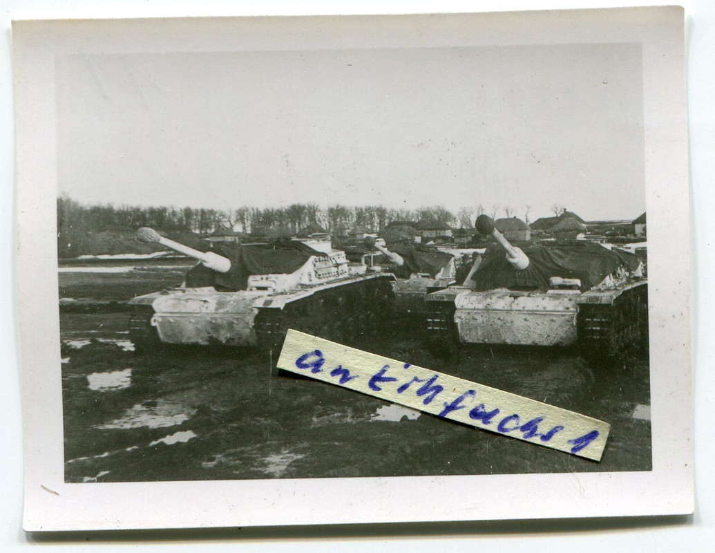 Stug Panzer-Sturmgeschütze mit Wintertarnung 194