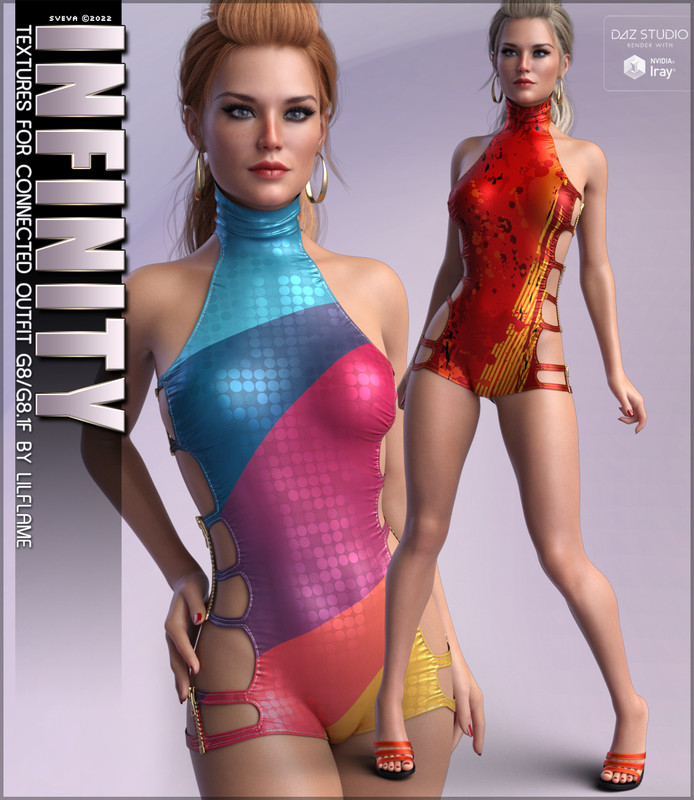 Infinity Textures for dForce Connected Outfit