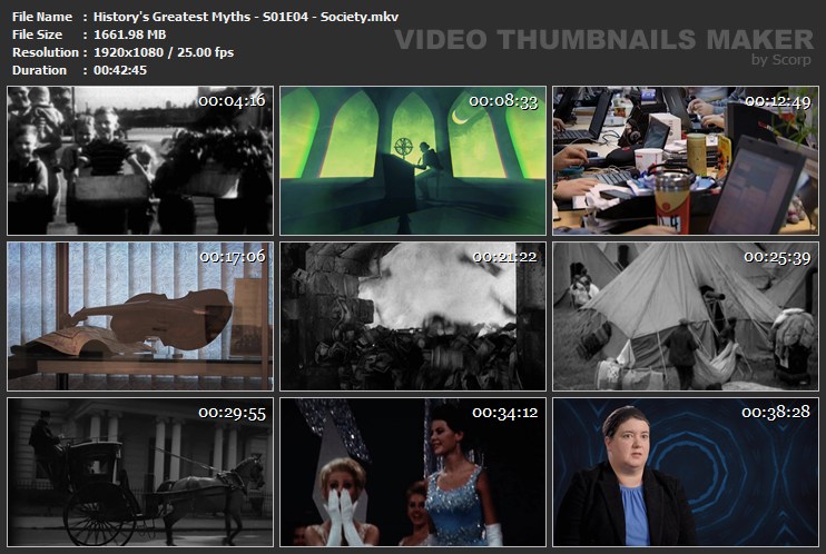 History's Greatest Myths - S01E04 - Society.mkv