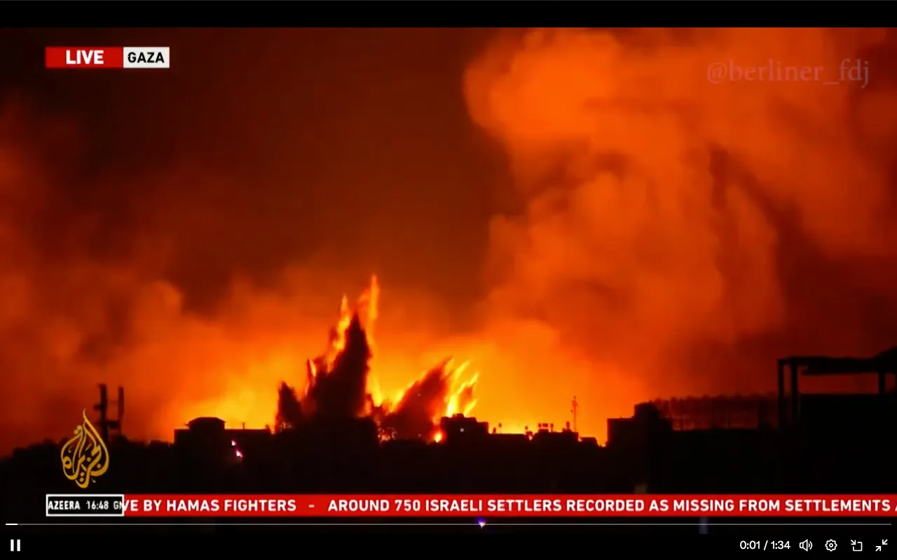 Infierno en Gaza; así se vivió el bombardeo del ejército Israelí: Videos