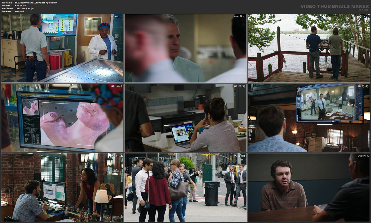 NCIS New Orleans S06E03 Bad Apple.mkv