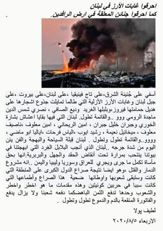 أحرقوا غابات الارز في لبنان : لطيف بولا 206556-IIOq-GVIH