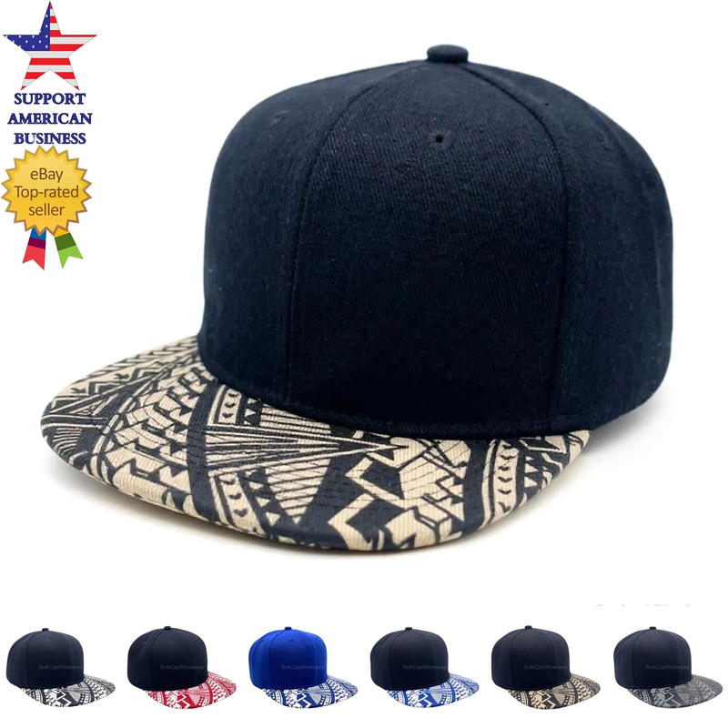 Snapback Adjustable Kakau Hat baseball cap flat bill brim visor mens

