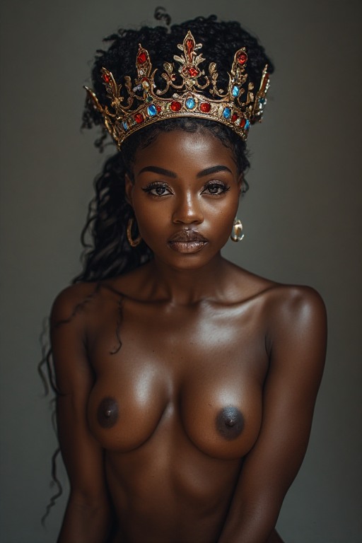 Naked-ebony-Queen-crown-sharp-(16)