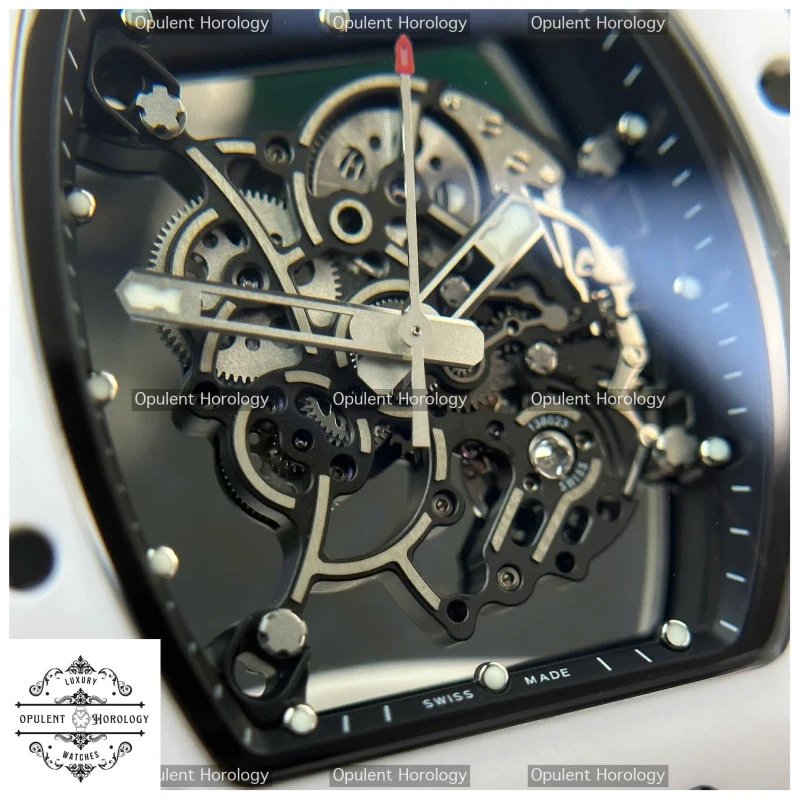 Richard Mille RM055 White Ceramic - Bubba Watson Best Replica V4