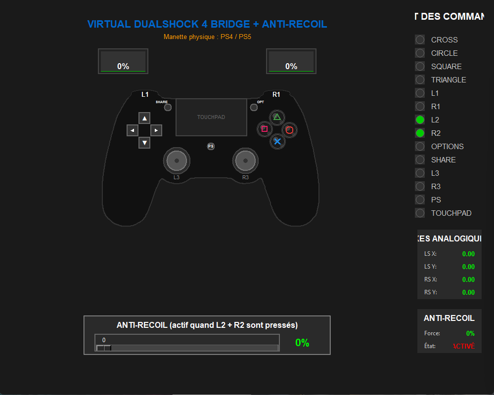 Anti-Recoil Interface