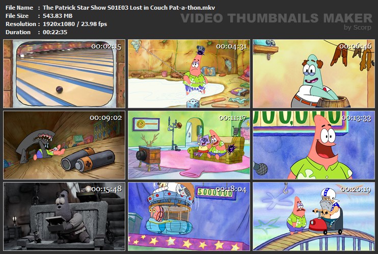 The Patrick Star Show S01E03 Lost in Couch Pat-a-thon.mkv