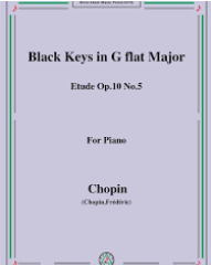chopin etude in g flat major op 10 no 5