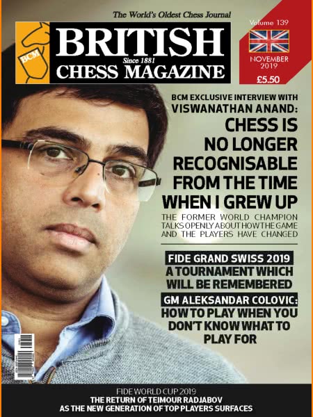 CHESS PERIODICALS :: British Chess Magazine Bcm-2019-11