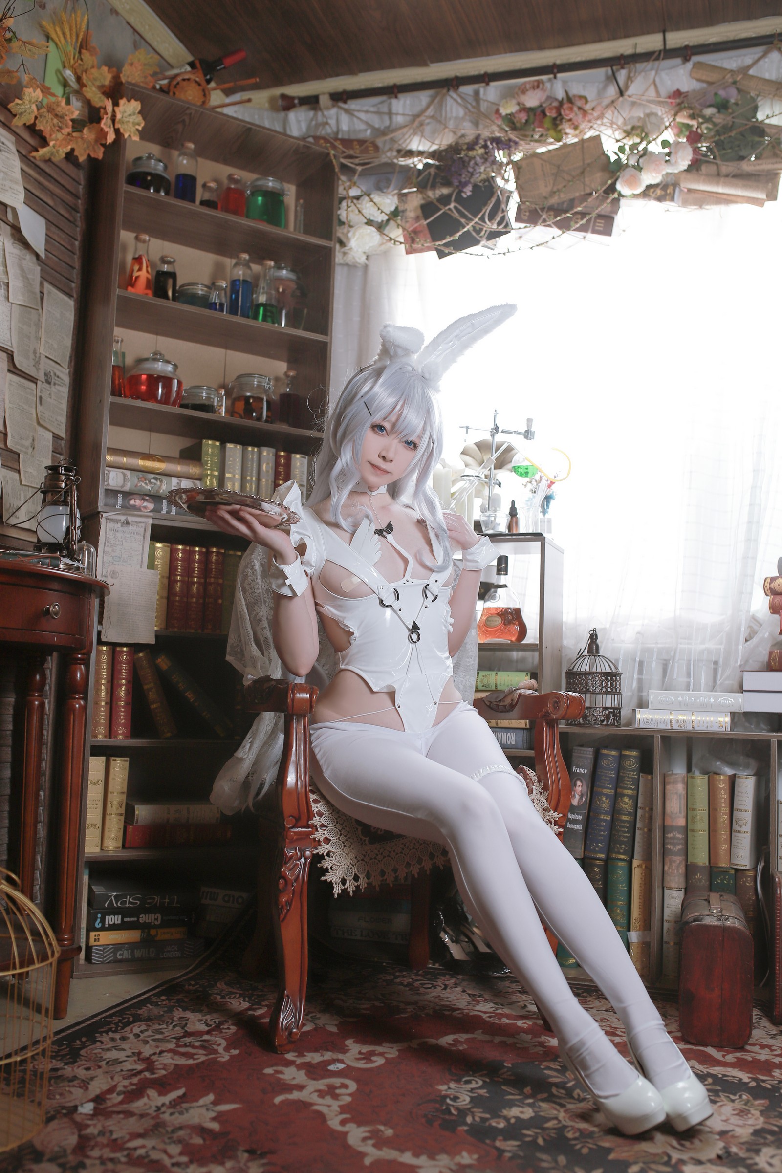 朝霧愛 – 恶毒 ル・マラン Cosplay 高清写真（27P-338.7M）碧蓝航线插图5