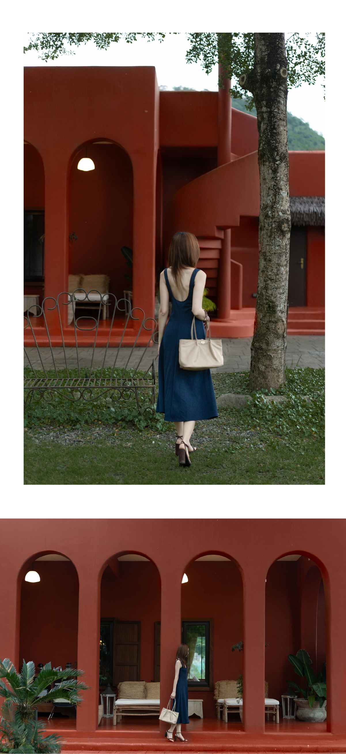 Dualé Tote 雙面牛皮托特包/燕麥杏X橄欖綠(加贈皮革內袋) - 手提包/手提袋 - 真皮 多色