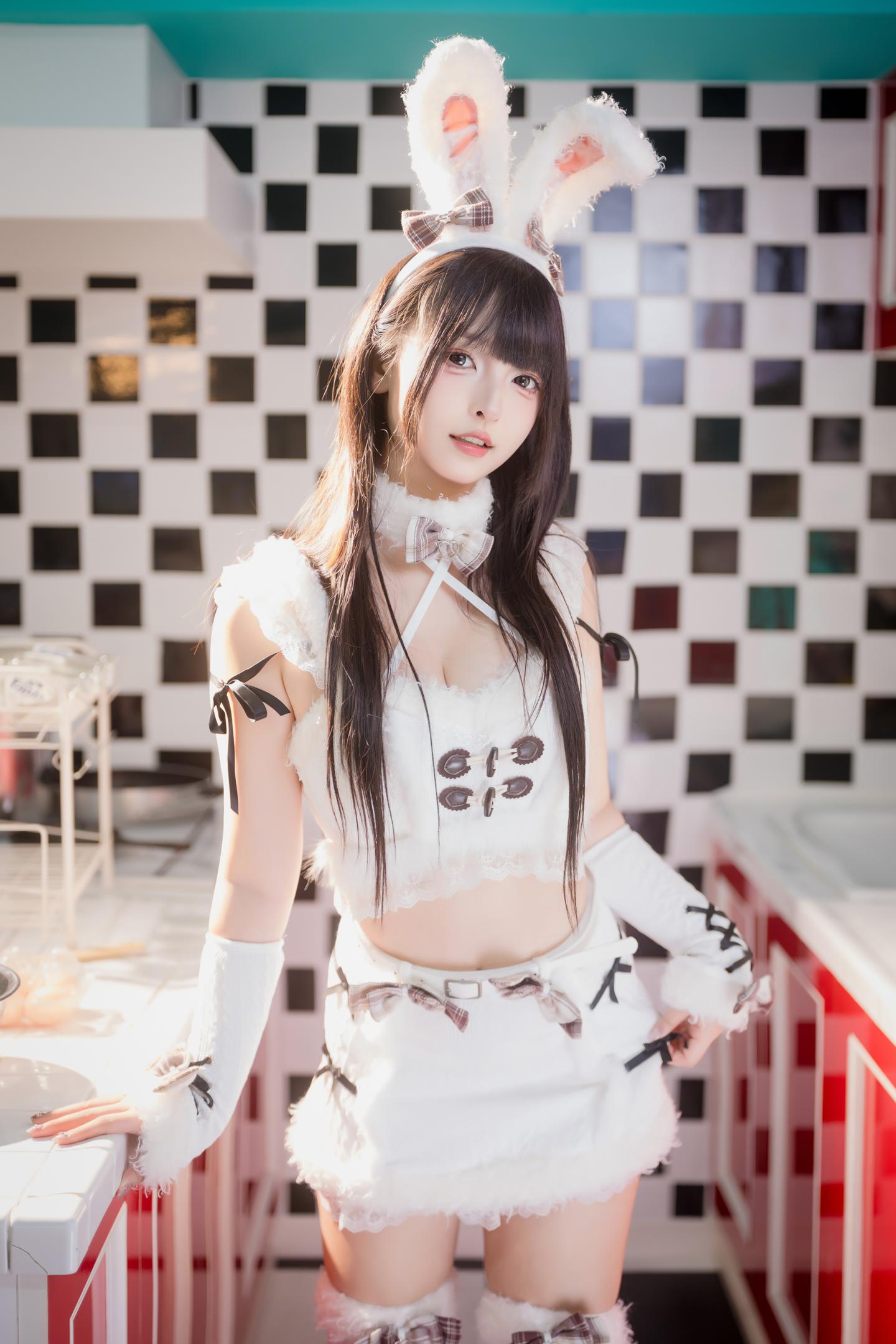 神楽坂真冬 NO.003 毛绒白兔 1