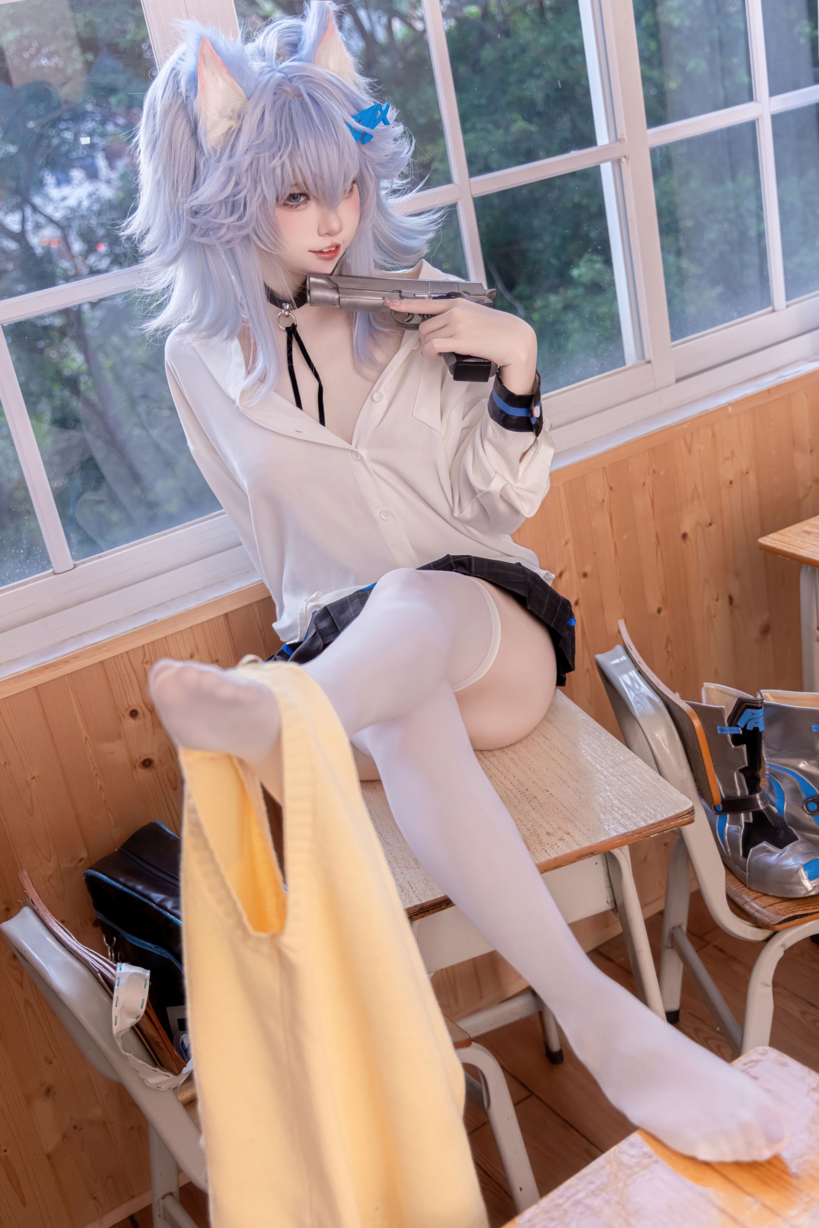 纸悦Etsu_ko《少女前线 PA-15》高校心跳物语 Cosplay 套图[51P-385M]插图4