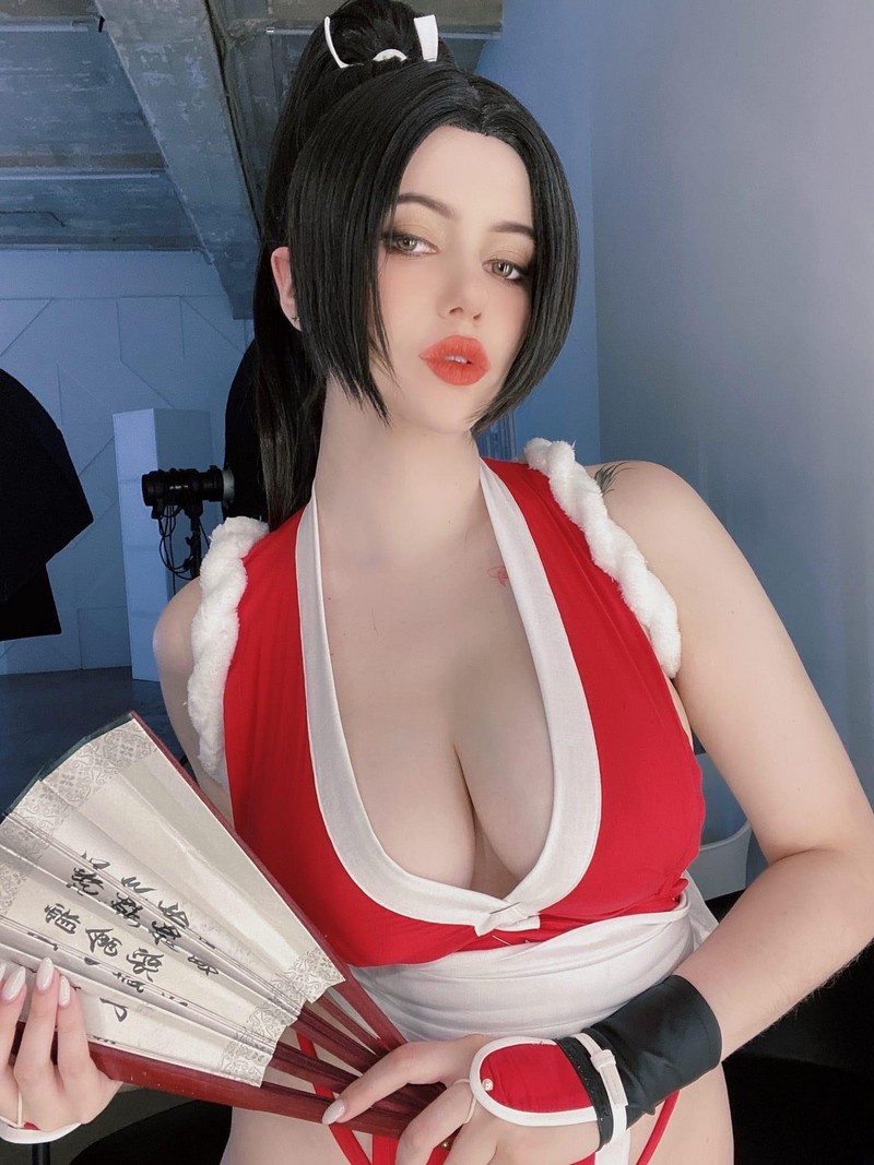 Alina Becker 不知火舞 Mai Shiranui Cosplay 格斗游戏角色写真【58P-14.4M】插图1