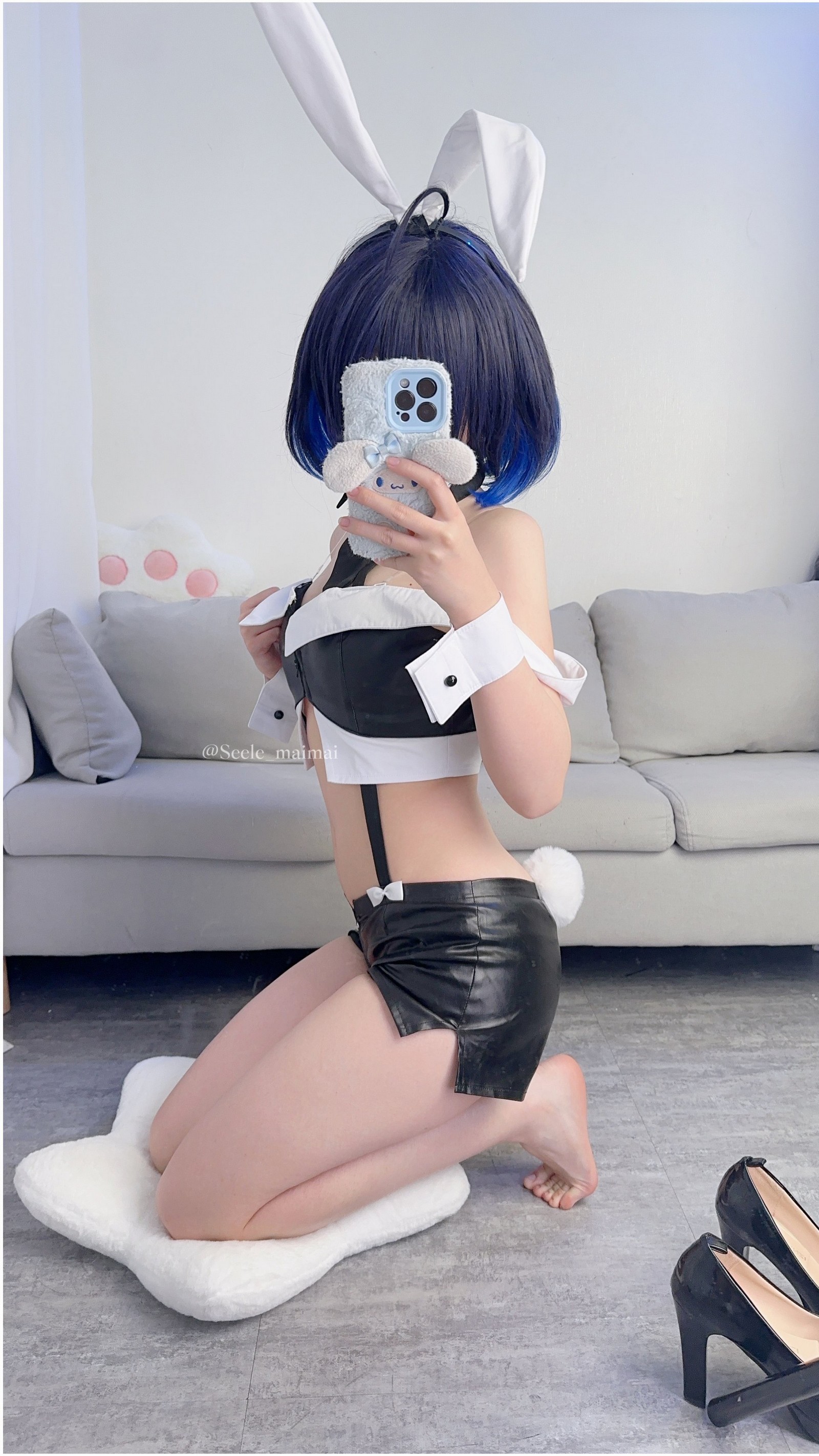 Seele麦麦兔女郎希儿 Cosplay 写真集｜崩坏3高质量高清图包（83P-147.3M）插图3