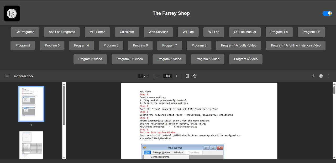 The Farrey Shop