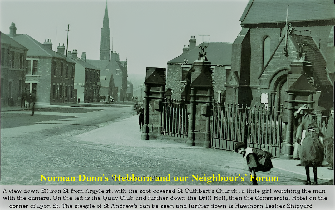 Ellison-St-and-St-Cuthberts-Church-early-1900s