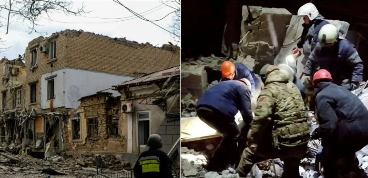 Rusia bombardea 3 ciudades de Ucrania mientras el líder de la UE estaba en Kiev