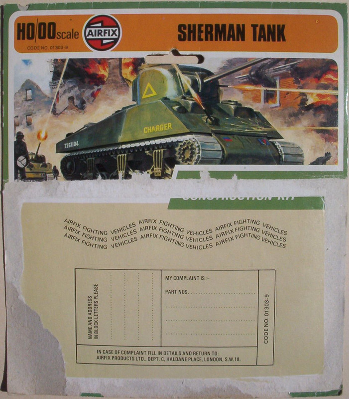 Airfix 76 Sherman Tank T4 Header