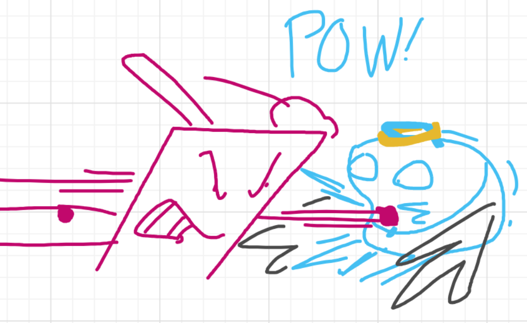 A panel from A Murder On The, episode six of the Board Boards object show by Furretwalk/WalkingFurret.