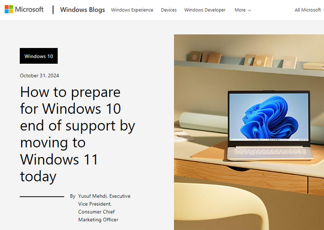 Windows 10 End of Support