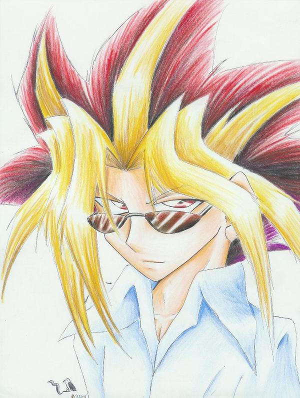 Hình vẽ Atemu (Yami Yugi) bộ YugiOh (vua trò chơi) - Page 6 2_Atemp_6