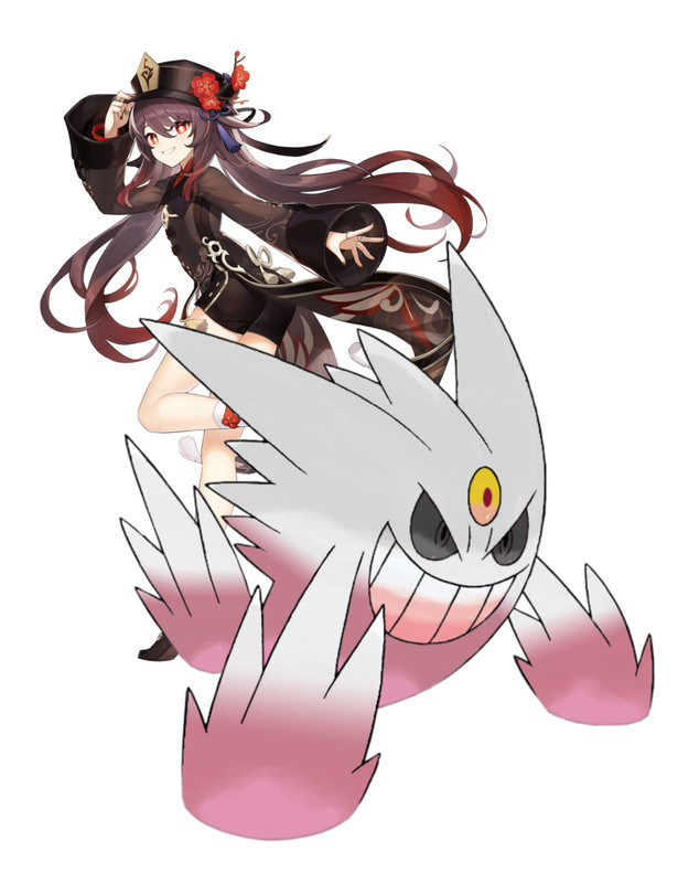 Hu Tao and Gengar (Shiny)