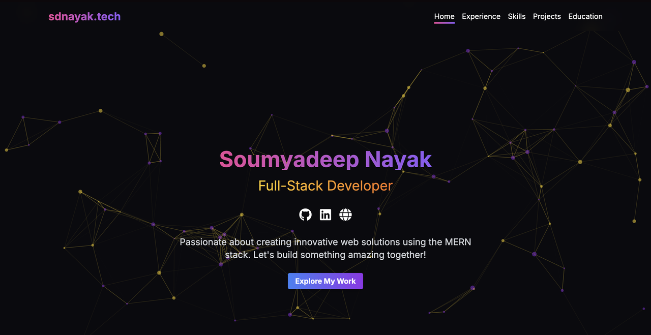A Cool, Design Oriented Portfolio