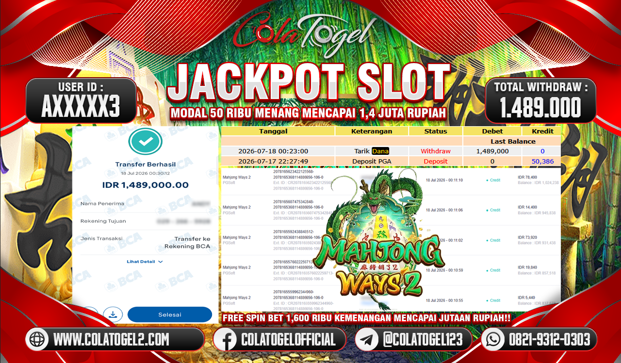 JACKPOT SLOT GACOR!!