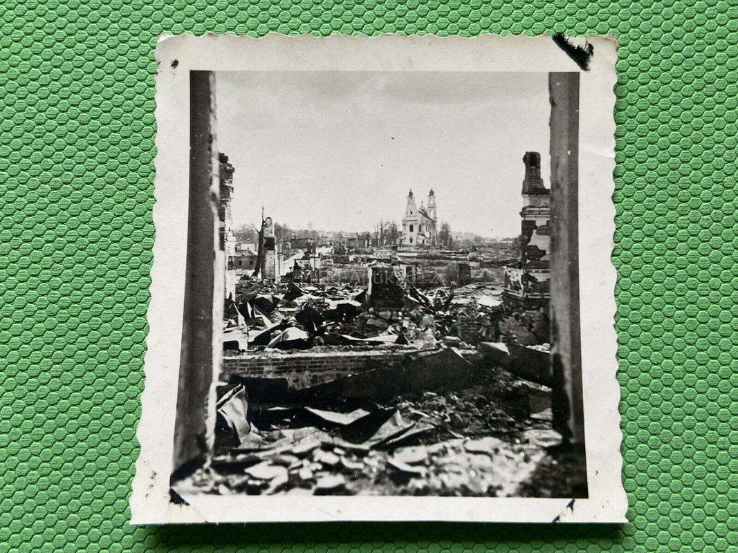 14 Ari. Regt. II- Stabsbatt., Rschew total zerstört, Russland1