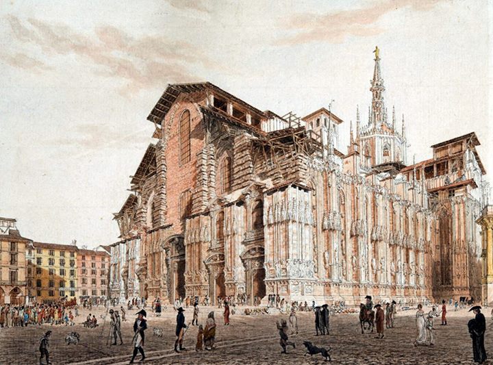 Milano-il-duomo-fine-settecento