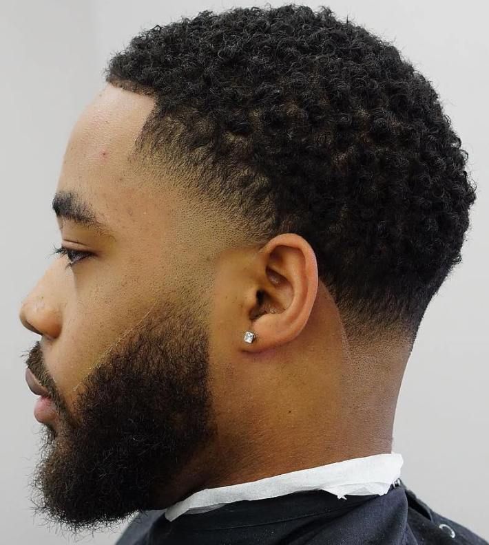 Sharp skin fade on European client