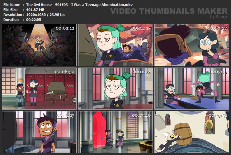 The Owl House - S01E03 - I Was a Teenage Abomination.mkv