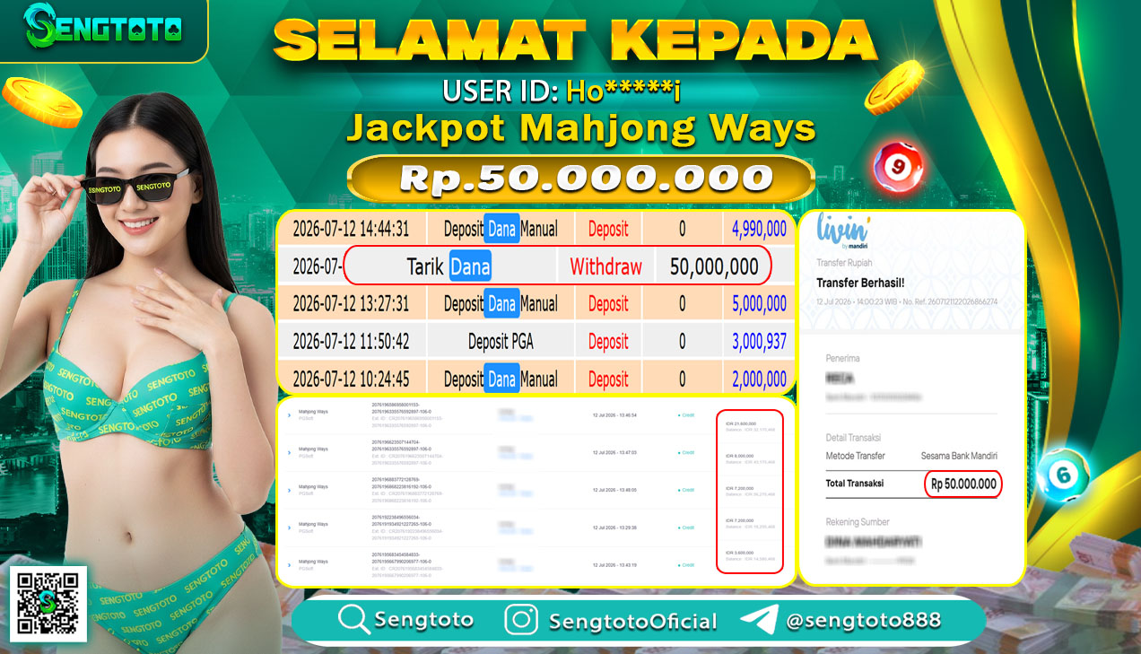 BUKTI PEMBAYARAN SLOT MAHJONG WAYS