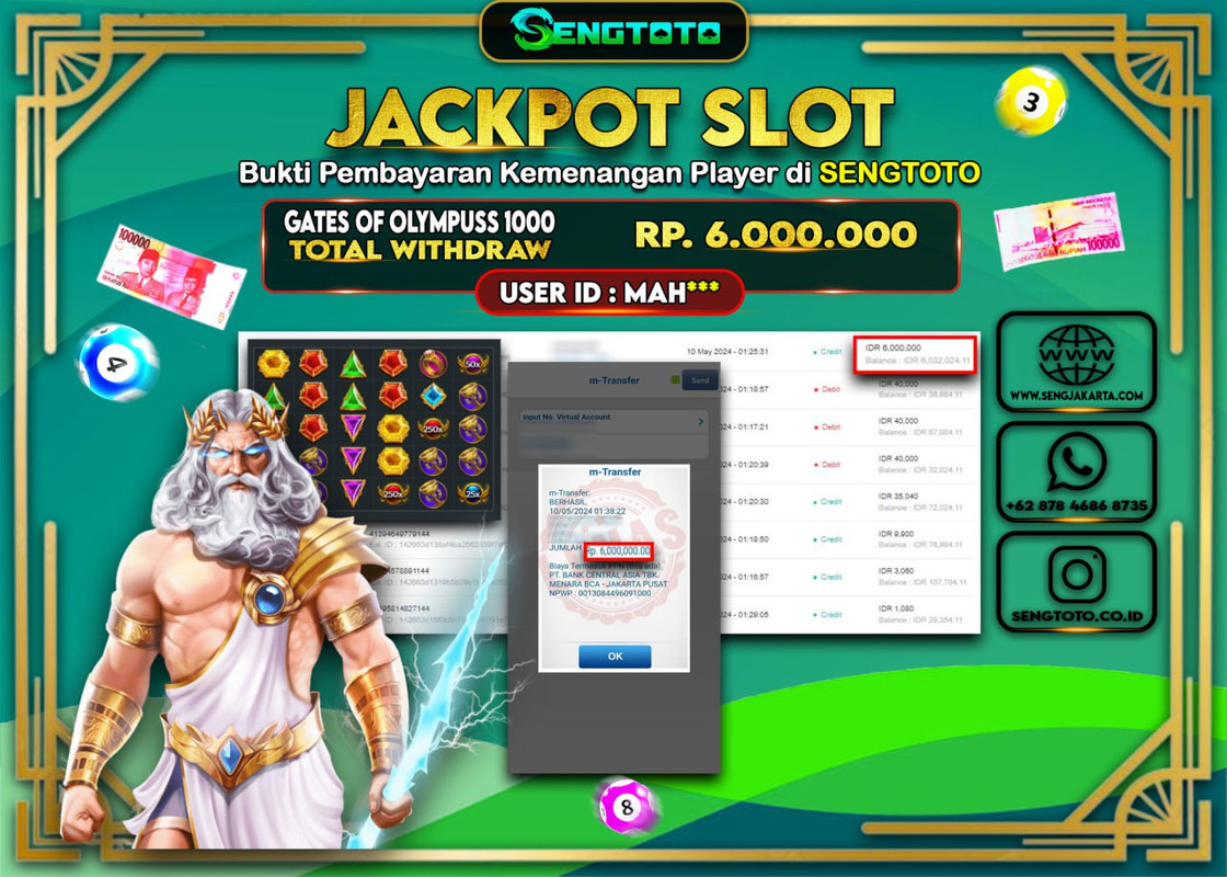 BUKTI PEMBAYARAN SLOT GATES OF OLYMPUS 1000