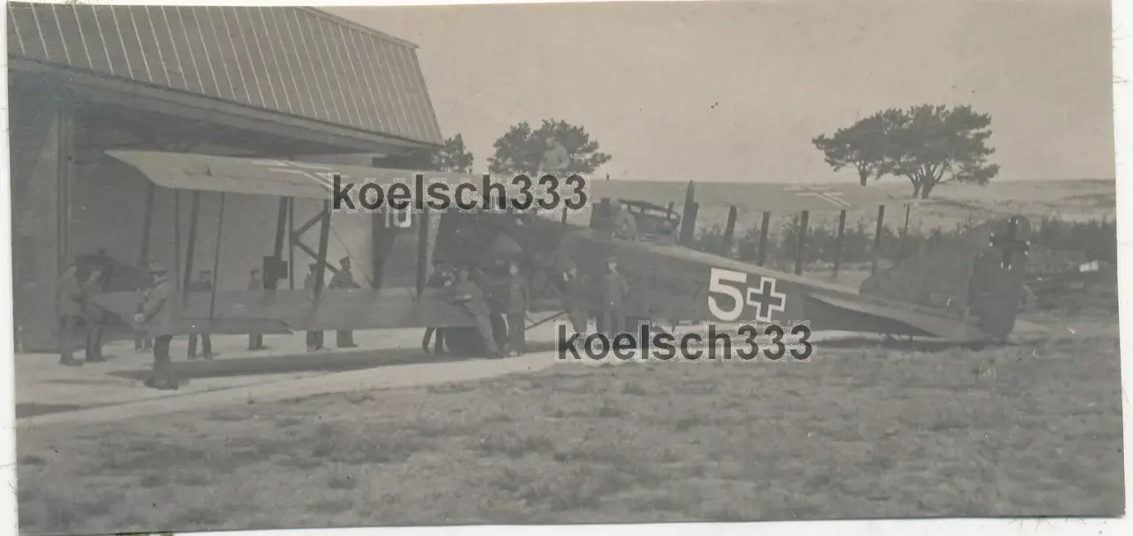 Foto Doppeldecker Groß Kampfflugzeug Bomber Flugzeug Frankfurt Oder 1918