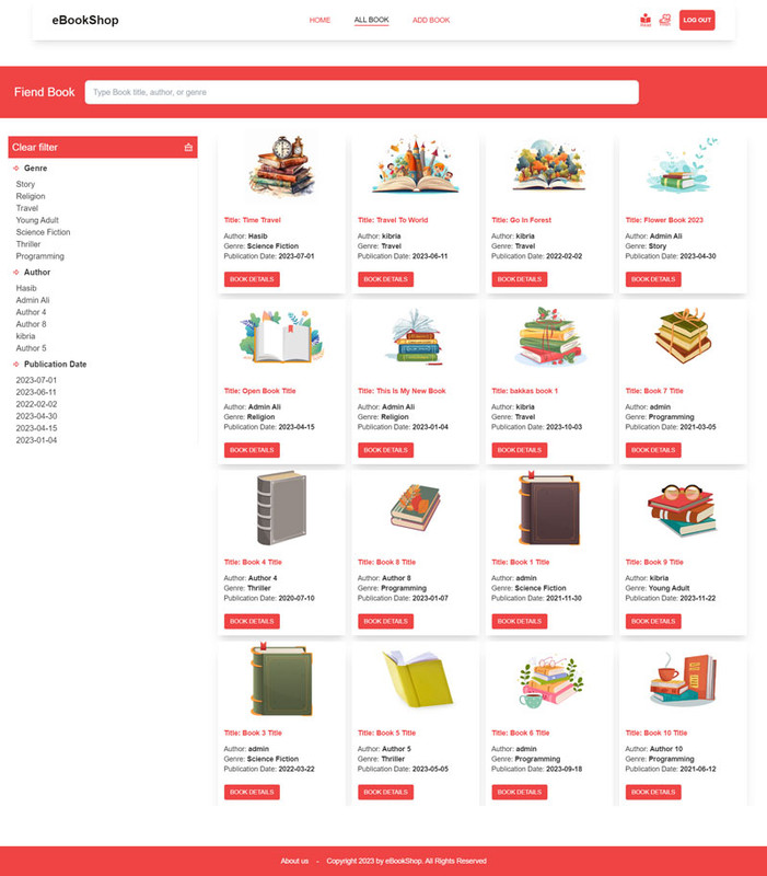 eBookShop screenshot 1
