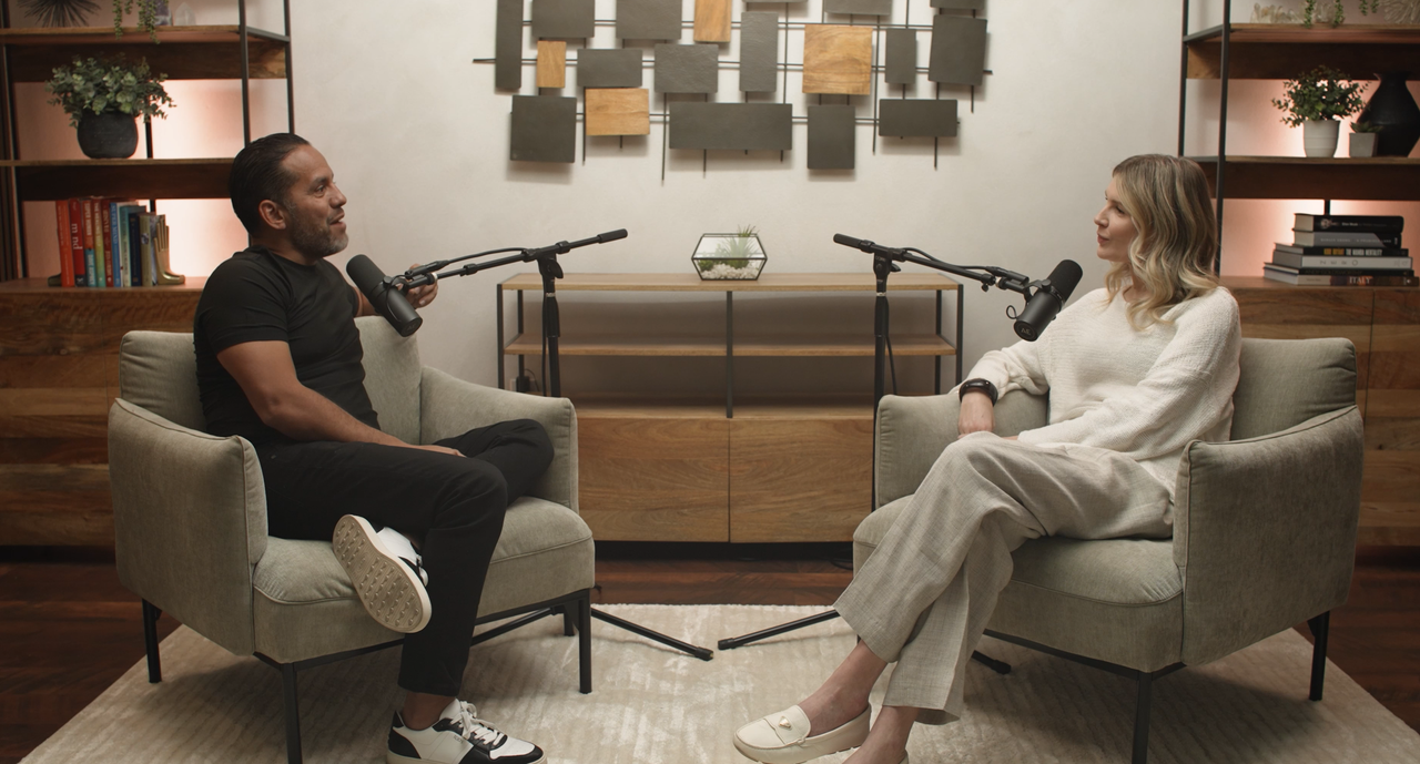 Behind the scenes of Real Raw Authentic podcast recording
