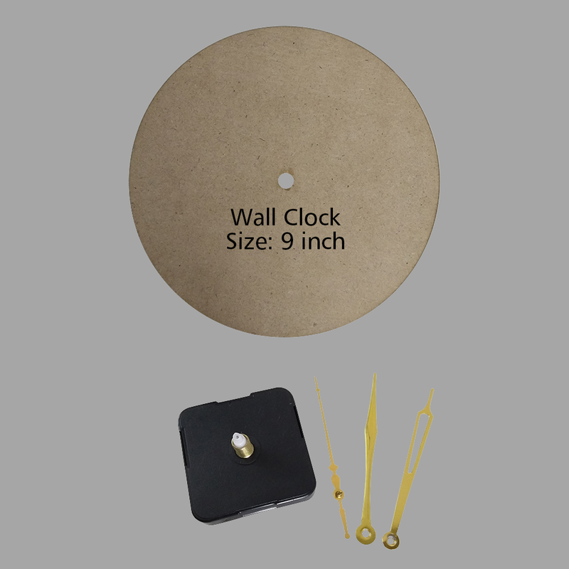 Madhubani Painting on Round Clock DIY Kit